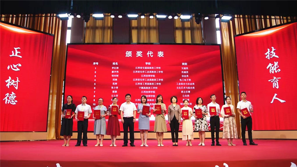 江西旅游商贸职业学院教师在第二届江西省技工院校教师职业能力大赛中喜获佳绩
