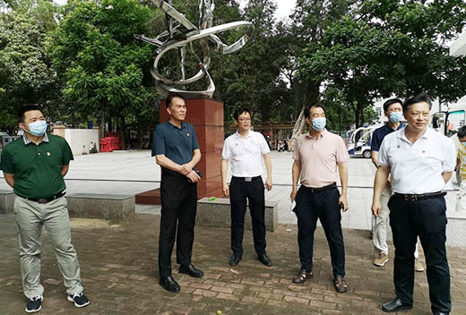广州体育学院校领导带队开展期末校园安全大检查